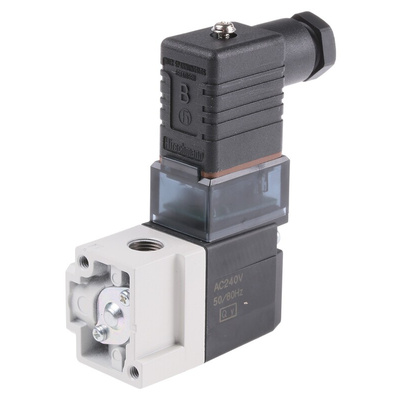 SMC 3/2 Pneumatic Solenoid Valve - Solenoid/Solenoid G 1/8 VT307 Series 240V ac