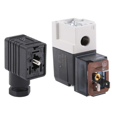 SMC 3/2 Pneumatic Solenoid Valve - Solenoid/Solenoid G 1/8 VT307 Series 240V ac