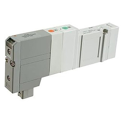 SMC 5/2 Pneumatic Solenoid Valve - Solenoid/Pilot SV2000 Series 24V dc