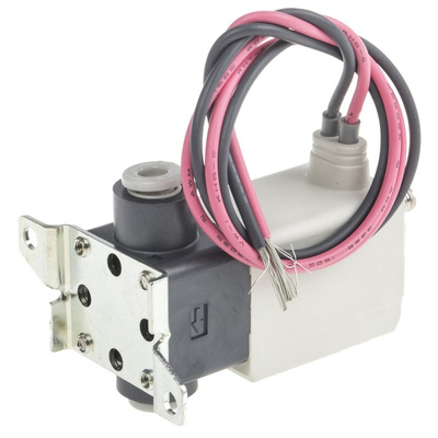 SMC 2/2 Pneumatic Solenoid Valve - Solenoid/Spring M5 x 0.8 VDW Series 24V dc