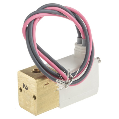 SMC 2/2 Pneumatic Solenoid Valve - Solenoid/Spring Push In 6 mm VDW Series 24V dc