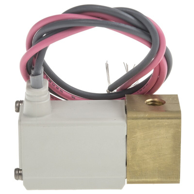 SMC 2/2 Pneumatic Solenoid Valve - Solenoid/Spring Push In 6 mm VDW Series 24V dc