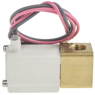 SMC 2/2 Pneumatic Solenoid Valve - Solenoid/Spring G 1/8 VDW Series 24V dc