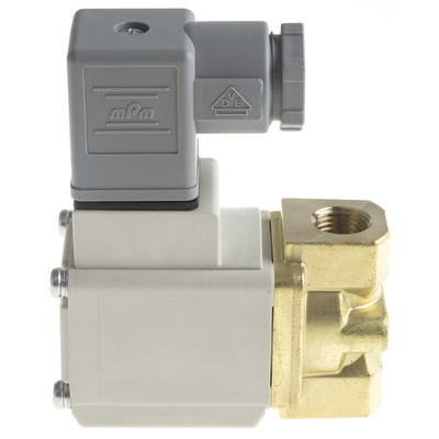 SMC 2/2 Pneumatic Solenoid Valve - Solenoid/Spring G 1/4 VX22 Series 24V dc