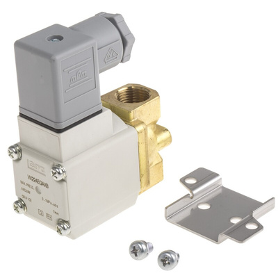 SMC 2/2 Pneumatic Solenoid Valve - Solenoid/Spring G 3/8 VX22 Series 24V dc