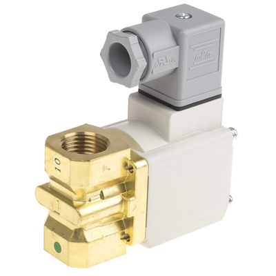 SMC 2/2 Pneumatic Solenoid Valve - Solenoid/Spring G 1/2 VX23 Series 24V dc
