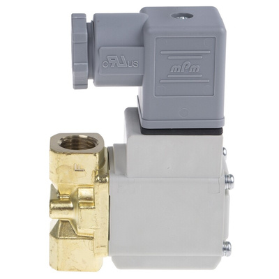SMC 2/2 Pneumatic Solenoid Valve - Solenoid/Spring G 1/4 VX21 Series 230V ac