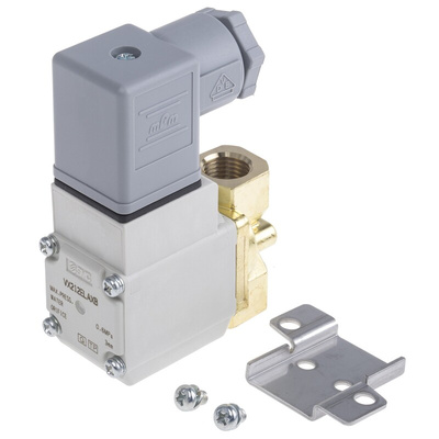 SMC 2/2 Pneumatic Solenoid Valve - Solenoid/Spring G 1/4 VX21 Series 230V ac