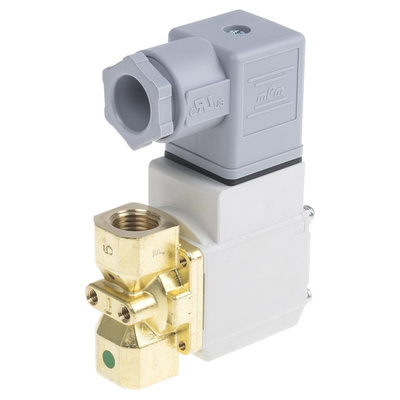 SMC 2/2 Pneumatic Solenoid Valve - Solenoid/Spring G 1/4 VX21 Series 230V ac