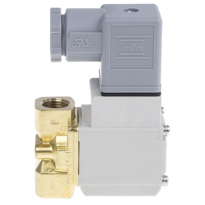 SMC 2/2 Pneumatic Solenoid Valve - Solenoid/Spring G 1/4 VX21 Series 230V ac
