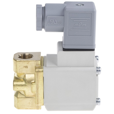 SMC 2/2 Pneumatic Solenoid Valve - Solenoid/Spring G 1/4 VX22 Series 230V ac