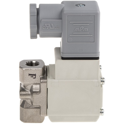 SMC 2/2 Pneumatic Solenoid Valve - Solenoid/Spring G 1/8 VX21 Series 230V ac