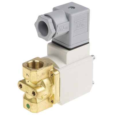 SMC 2/2 Pneumatic Solenoid Valve - Solenoid/Spring G 1/4 VX22 Series 230V ac