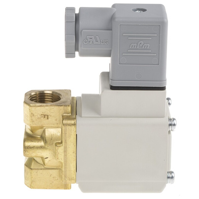 SMC 2/2 Pneumatic Solenoid Valve - Solenoid/Spring G 1/4 VX22 Series 230V ac