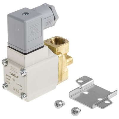 SMC 2/2 Pneumatic Solenoid Valve - Solenoid/Spring G 1/4 VX22 Series 230V ac
