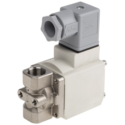 SMC 2/2 Pneumatic Solenoid Valve - Solenoid/Spring G 3/8 VX23 Series 230V ac