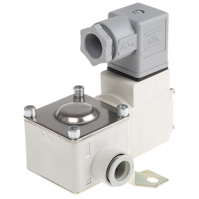 SMC 2/2 Pneumatic Solenoid Valve - Solenoid/Pilot/Spring One Touch Fitting 12 mm VXD Series 24V dc