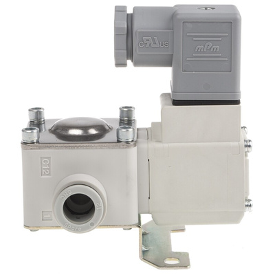 SMC 2/2 Pneumatic Solenoid Valve - Solenoid/Pilot/Spring One Touch Fitting 12 mm VXD Series 24V dc