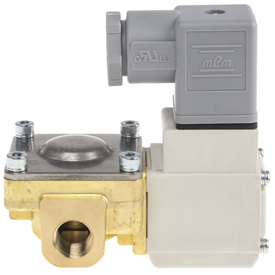 SMC 2/2 Pneumatic Solenoid Valve - Solenoid/Pilot/Spring G 1/4 VXD Series 24V dc
