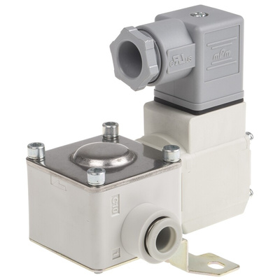 SMC 2/2 Pneumatic Solenoid Valve - Solenoid/Pilot/Spring One-touch Fitting 10 mm VXD Series 24V dc
