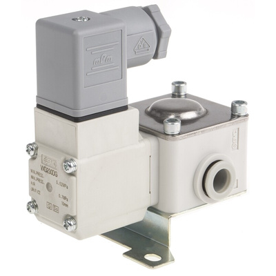 SMC 2/2 Pneumatic Solenoid Valve - Solenoid/Pilot/Spring One-touch Fitting 10 mm VXD Series 24V dc