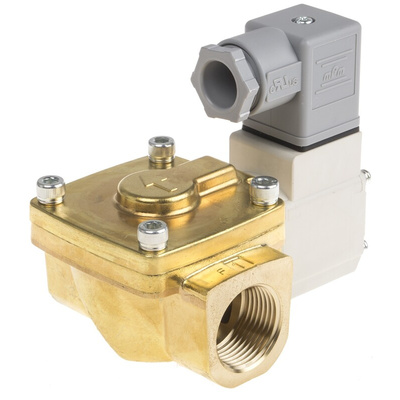 SMC 2/2 Pneumatic Solenoid Valve - Solenoid/Pilot/Spring G 3/4 VXD Series 24V dc