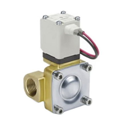 SMC 2/2 Pneumatic Solenoid Valve - Solenoid/Pilot/Spring One-touch Fitting 10 mm VXD Series 230V ac