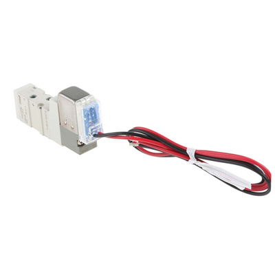 SMC 5/2 Pneumatic Solenoid Valve - Solenoid Metric M3 SYJ3000 Series 24V dc