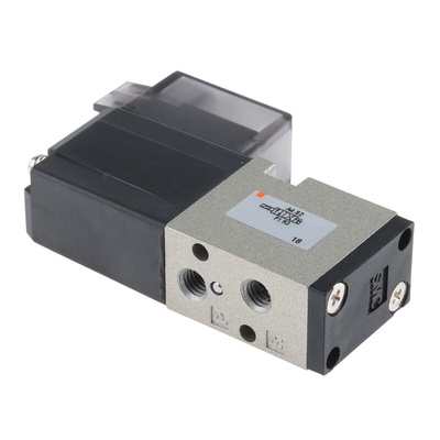 SMC Pneumatic Solenoid Valve - Pilot/Pilot Metric M5 VZ1000 Series 24V dc