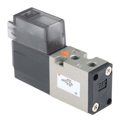 SMC Pneumatic Solenoid Valve - Pilot/Pilot Metric M5 VZ1000 Series 24V dc