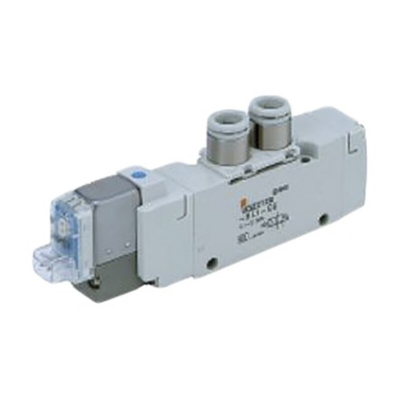 SMC 5/3 Pneumatic Solenoid Valve - Solenoid/Solenoid VQZ1000 Series 24V dc