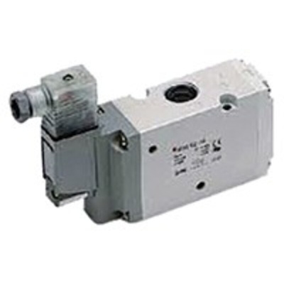 SMC 3/2 Pneumatic Solenoid Valve - Solenoid/Pilot G 1/4 VP300 Series 24V dc