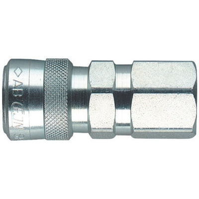 CEJN Steel Female Hydraulic Quick Connect Coupling, G 3/8 Female