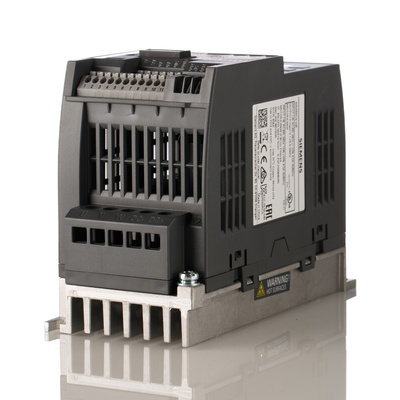 Siemens Inverter Drive, 0.25 kW, 1 Phase, 230 V ac, 1.7 A, SINAMICS V20 Series