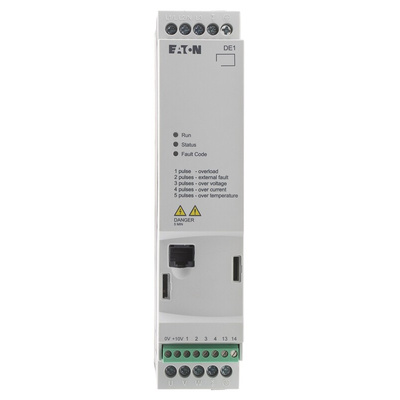 Eaton Variable Speed Starter, 0.37 kW, 3 Phase, 480 V ac, 1.3 A, Series