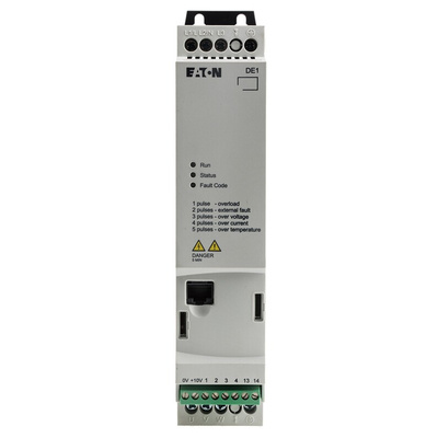 Eaton Variable Speed Starter, 1.5 kW, 3 Phase, 480 V ac, 3.6 A, Series