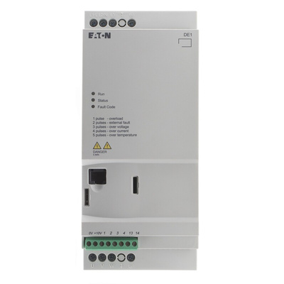 Eaton Variable Speed Starter, 2.2 kW, 3 Phase, 480 V ac, 5 A, Series
