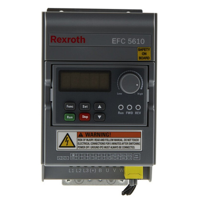 Bosch Rexroth Inverter Drive, 0.75 kW, 1 Phase, 230 V ac, 4.1 A, EFC 5610 Series