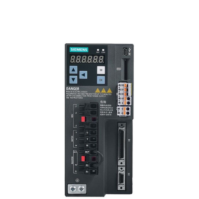 Siemens Inverter Drive, 0.75 kW, 3 Phase, 480 V ac, 2.1 A, 6SL3210 Series