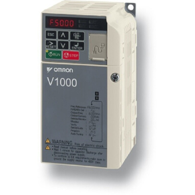 Omron Inverter Drive, 0.37 kW, 3 Phase, 230 V, VZ Series