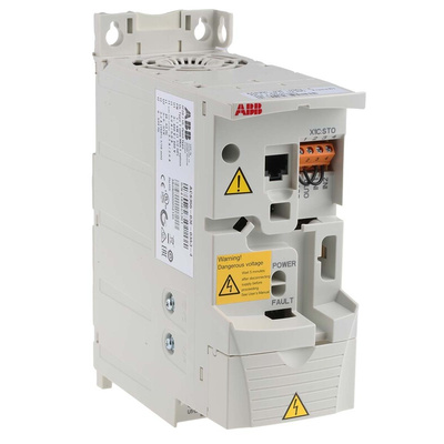 ABB Inverter Drive, 1.1 kW, 3 Phase, 400 V ac, 3.3 A, ACS355 Series