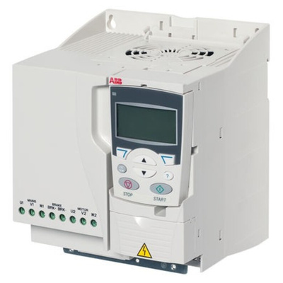 ABB Inverter Drive, 7.5 kW, 3 Phase, 400 V ac, 15.6 A, ACS355 Series