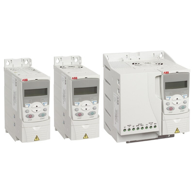 ABB Inverter Drive, 18.5 kW, 3 Phase, 400 V ac, 38 A, ACS355 Series