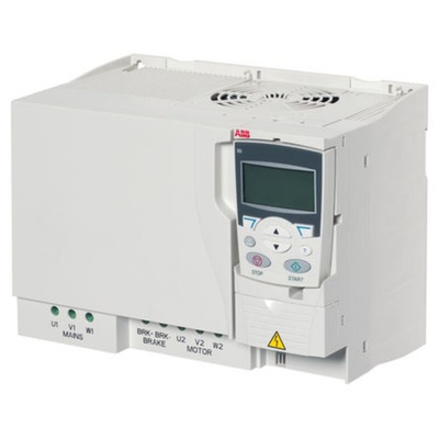 ABB Inverter Drive, 18.5 kW, 3 Phase, 400 V ac, 38 A, ACS355 Series