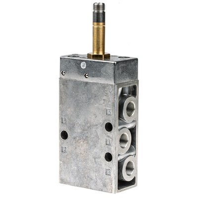 Festo 5/2 Pneumatic Solenoid Valve - Solenoid/Spring G 1/8 MFH Series 12 → 48V dc, 24 → 240V ac, 9982