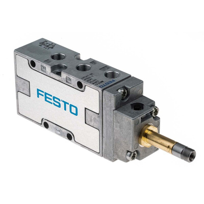 Festo 5/2 Pneumatic Solenoid Valve - Electrical G 1/8 MFH Series, 19758