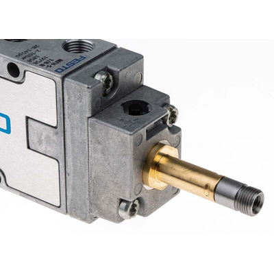 Festo 5/2 Pneumatic Solenoid Valve - Electrical G 1/8 MFH Series, 19758