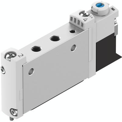 Festo 5/2 Monostable Solenoid Valve - Electrical Metric M5 VUVG Series, 566457