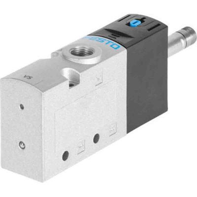 Festo 3/2 Closed, Monostable Solenoid Valve - Electrical G 1/8 VUVS Series, 575261