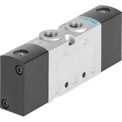 Festo 5/3 Closed Pneumatic Solenoid Valve - Pneumatic G 1/4 VUWG Series, 575543